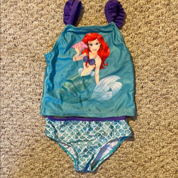 Disney Princess Ariel two piece bathing suit - Picture 1 of 5